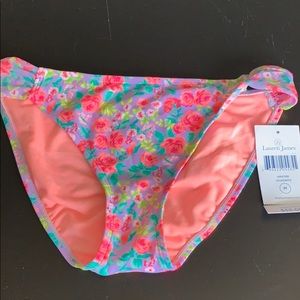 Lauren James floral bikini bottom